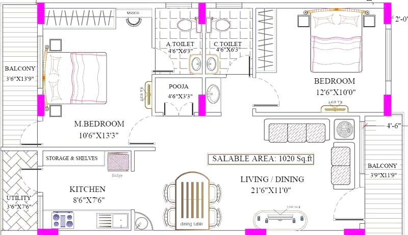 2 BHK Flat in LS Symphony in Hosur Road, Bangalore - Image 921742