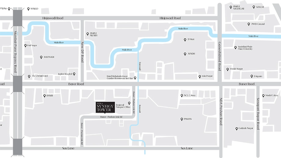 Location of Jayka Synergy Tower - Image 411355