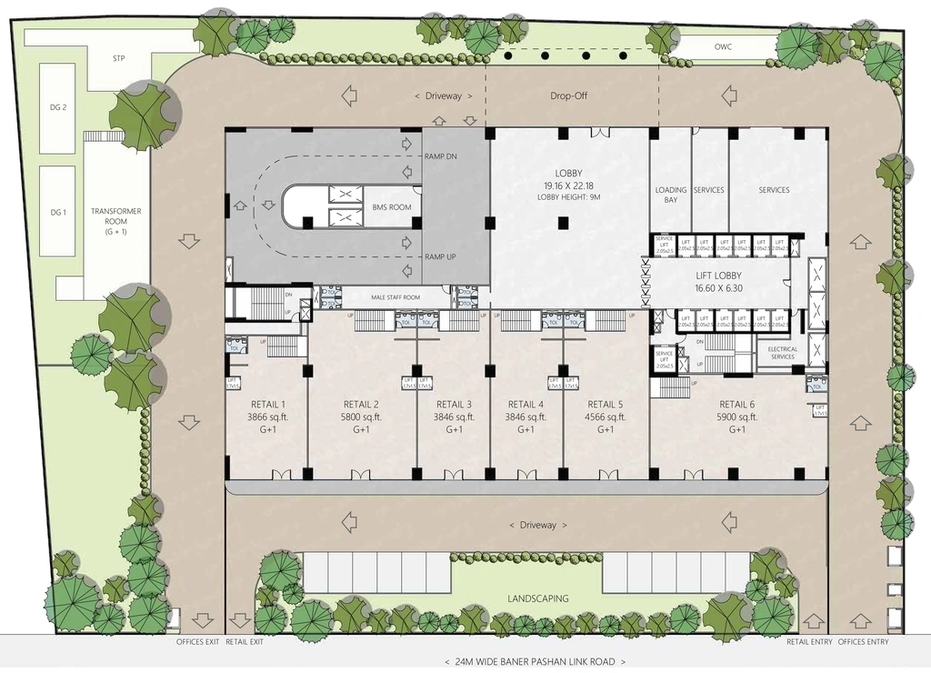 Master Plan of Jayka Synergy Tower in Pashan, Pune - Image 411363