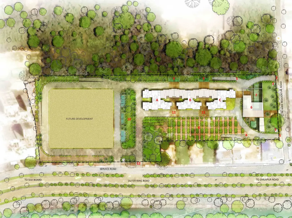 Master Plan of The Advantage Raheja Acco in Koramangala, Bangalore - Image 411371