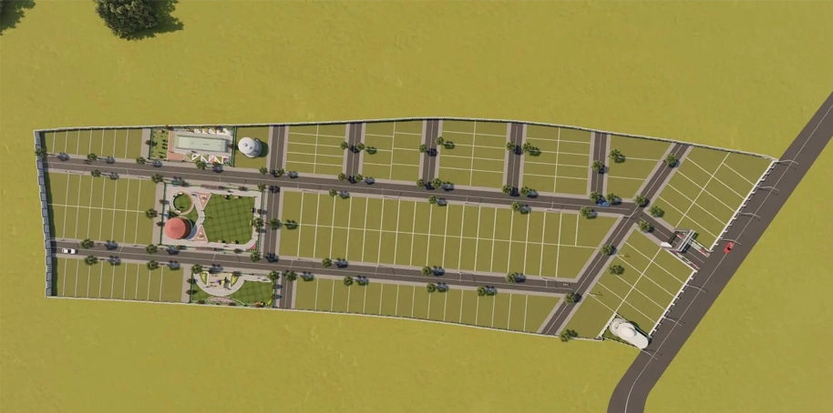 Master Plan of Kalptaru MRK City in Bicholi Hapsi, Indore - Image 411379