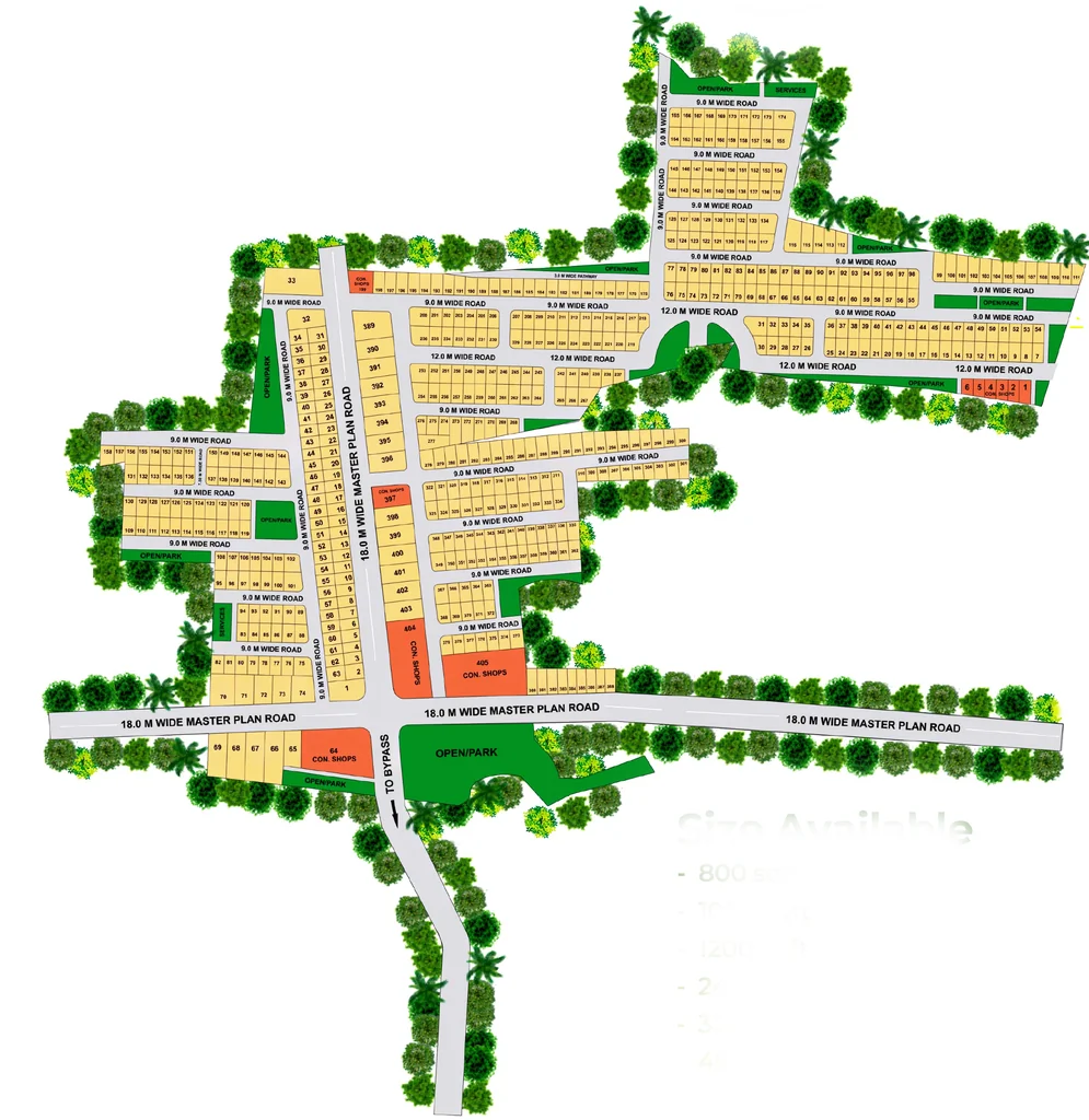 Master Plan of Omaxe Pratham in Mayakhedi, Indore - Image 411395