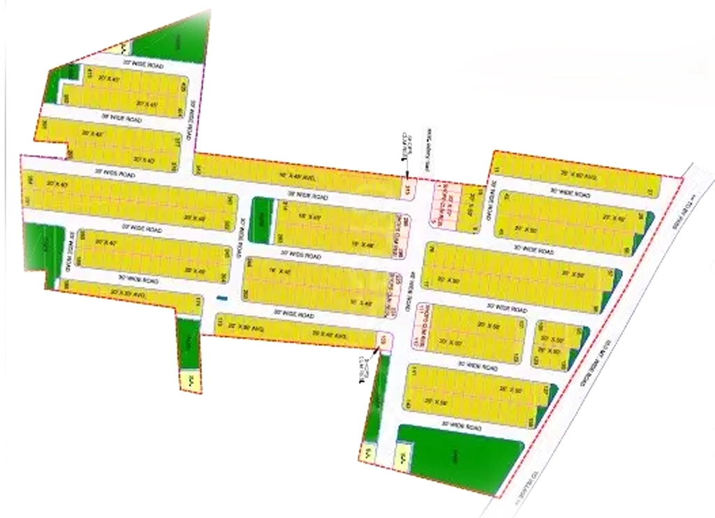 Master Plan of Rajat Shreenath Ji Vihar in Bicholi Mardana, Indore - Image 411411