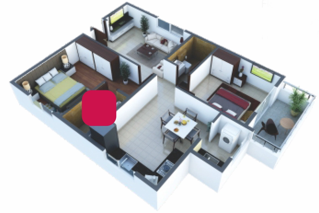 2 BHK Flat in MSK Trayam in HSR Layout, Bangalore - Image 921809