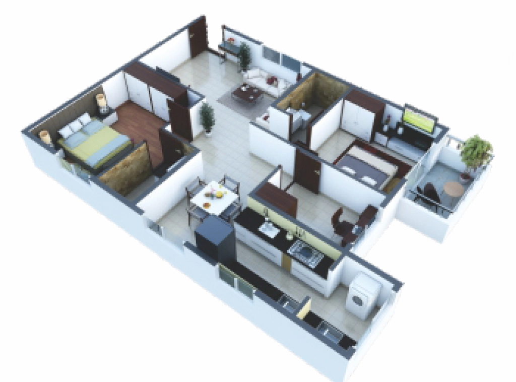 2 BHK Flat in MSK Trayam in HSR Layout, Bangalore - Image 921810