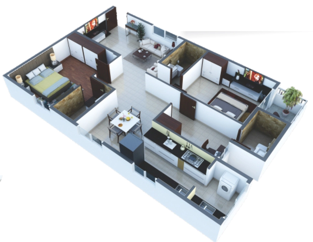 2.5 BHK Flat in MSK Trayam in HSR Layout, Bangalore - Image 921811