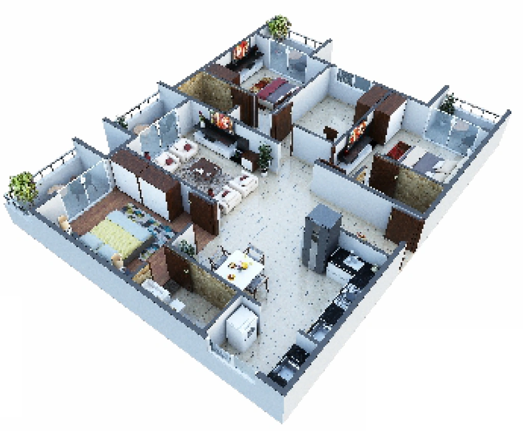 3.5 BHK Flat in MSK Trayam in HSR Layout, Bangalore - Image 921812