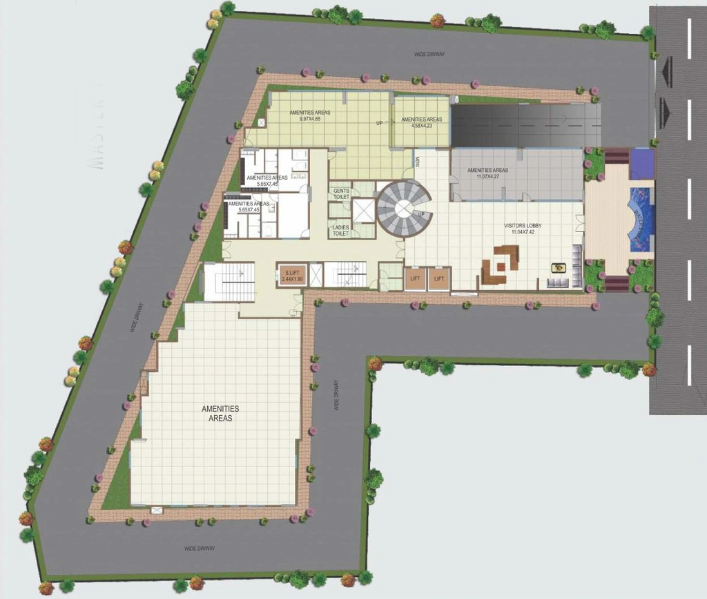 Master Plan of Park Square Avenue in HSR Layout, Bangalore - Image 411447