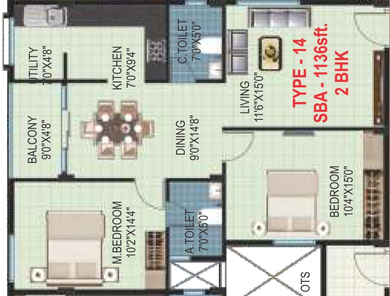 2 BHK Flat in Pearlite Lakeside in Haralur, Bangalore - Image 921817
