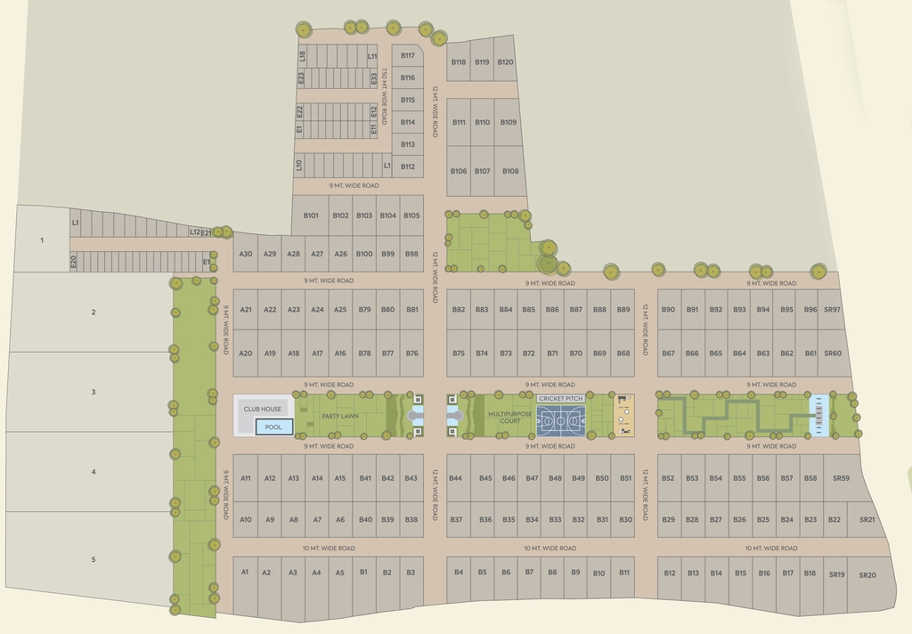 Master Plan of Skye Hyde Park in Kanadiya, Indore - Image 411504