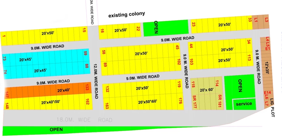 Master Plan of Swastik Smart Residency in Devguradia, Indore - Image 411508