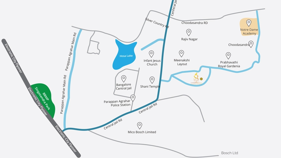 Location of SR Suvarna Residency - Image 411760