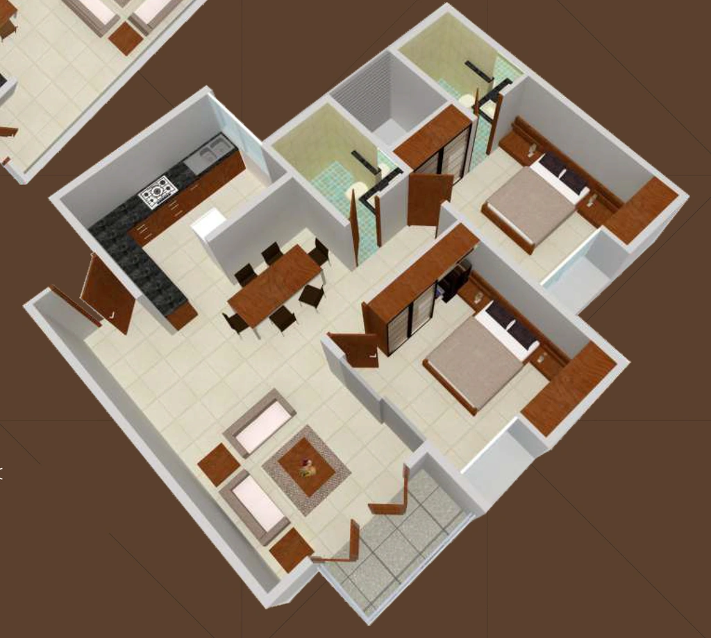 2 BHK Flat in Zonasha Vista in Haralur, Bangalore - Image 921909