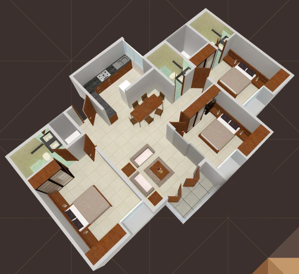 3 BHK Flat in Zonasha Vista in Haralur, Bangalore - Image 921910