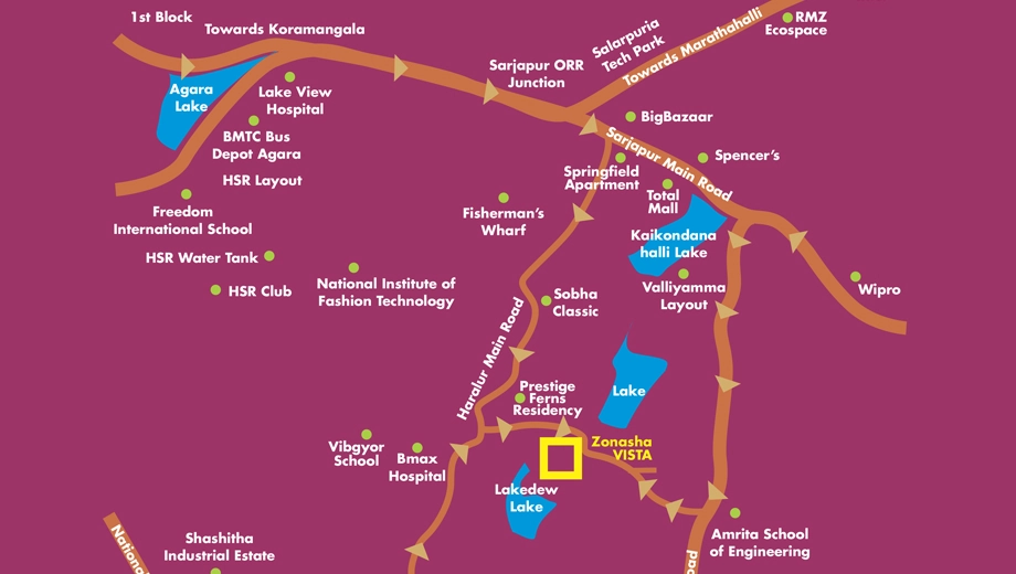 Location of Zonasha Vista - Image 411691