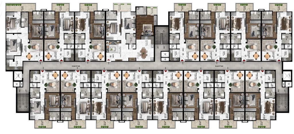 Floor Plan of Arenaa Heights in Surajpur, Greater Noida - Image 411534