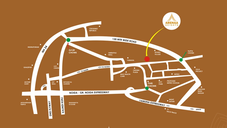 Location of Arenaa Heights - Image 411533