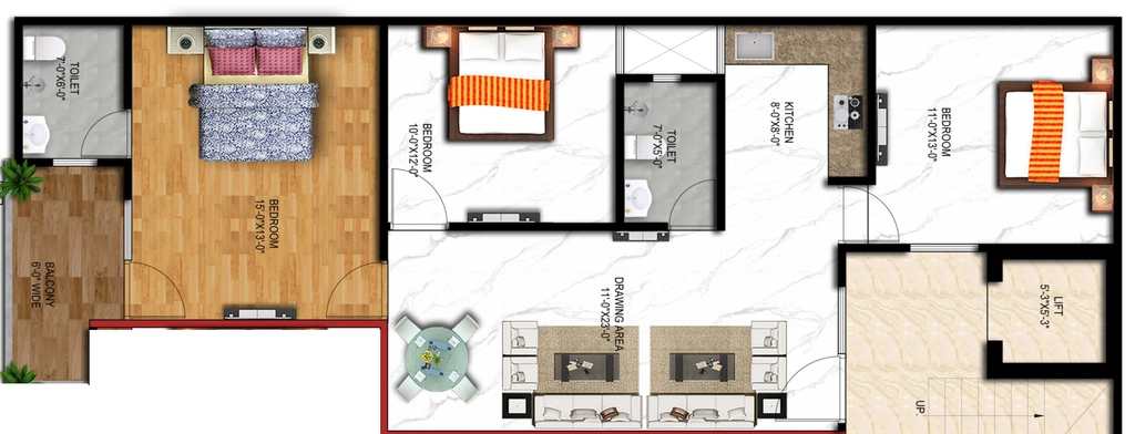 3 BHK Flat in Venice Aspire in Sector 1, Greater Noida - Image 921846