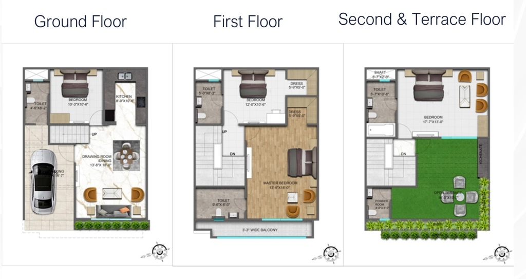 4 BHK House/Villa in Shri Ram Emerald Villas in Sector 12, Greater Noida - Image 921847
