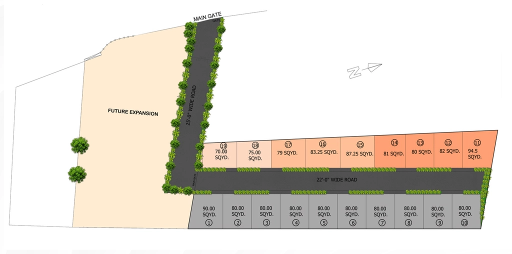 Master Plan of Shri Ram Emerald Villas in Sector 12, Greater Noida - Image 411553