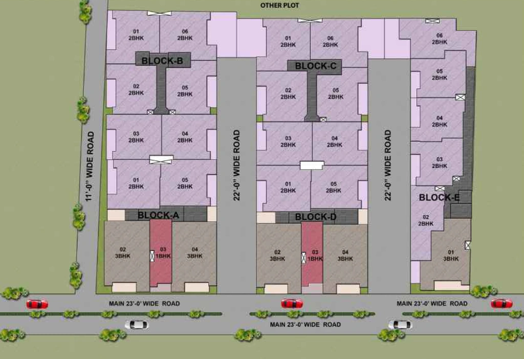 Master Plan of Harmony Heights in Knowledge ParK 5, Greater Noida - Image 411578