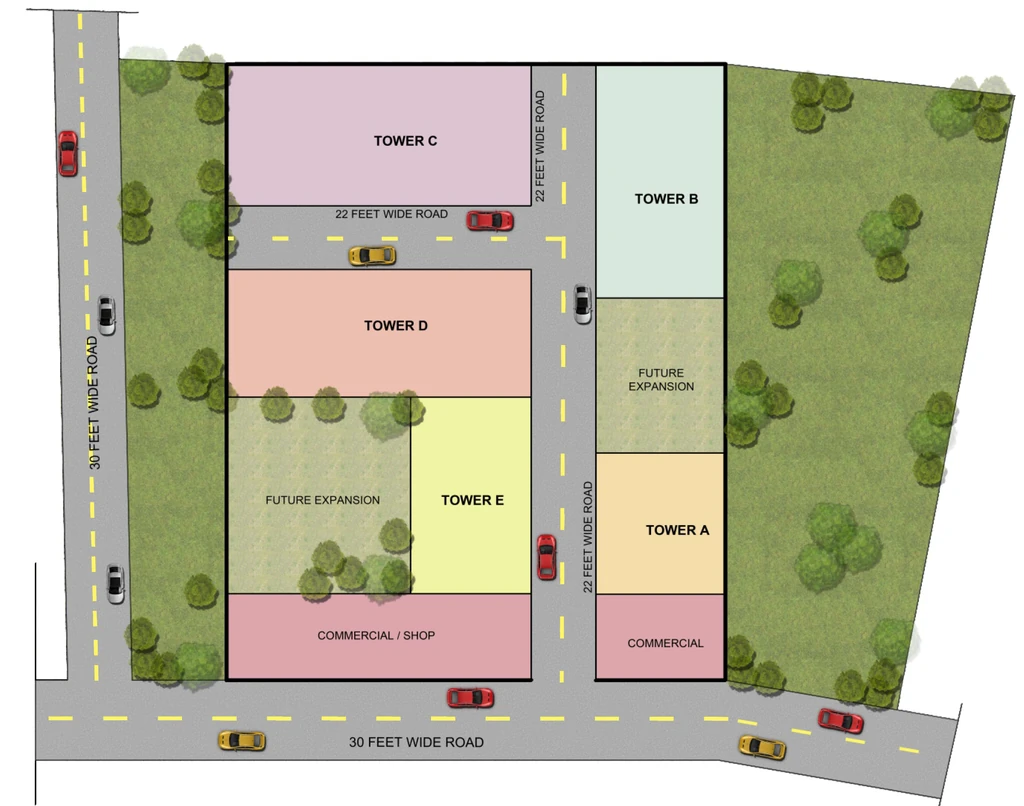 Master Plan of NS Green Avenue in Sector 16 B, Greater Noida - Image 411614