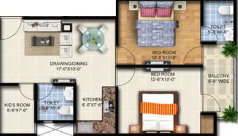 2.5 BHK Builder Floor in Rudransh Pearl Vista in Noida Extention, Greater Noida - Image 921877