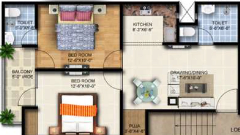 2 BHK Flat in Rudransh Pearl Vista in Noida Extention, Greater Noida - Image 921876