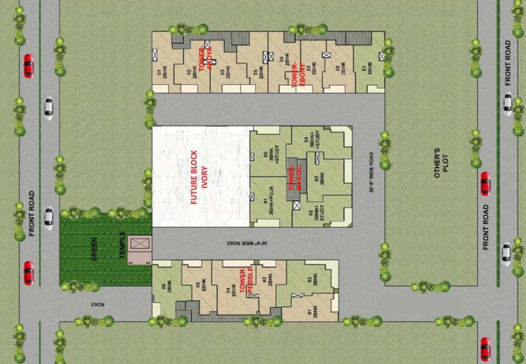 Master Plan of Rudransh Pearl Vista in Noida Extention, Greater Noida - Image 411627
