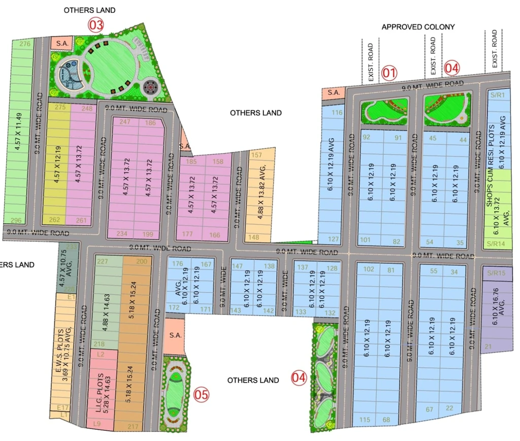 Master Plan of TB Sankalp Grande in Super Corridor, Indore - Image 412228