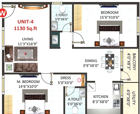 2 BHK Flat in SLV Sankalpa in Hosa Road, Bangalore - Image 921933