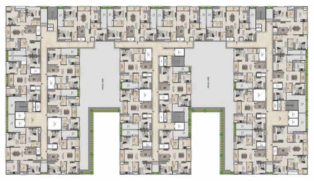 Floor Plan of Silversky The One in Perungalathur, Chennai - Image 411670