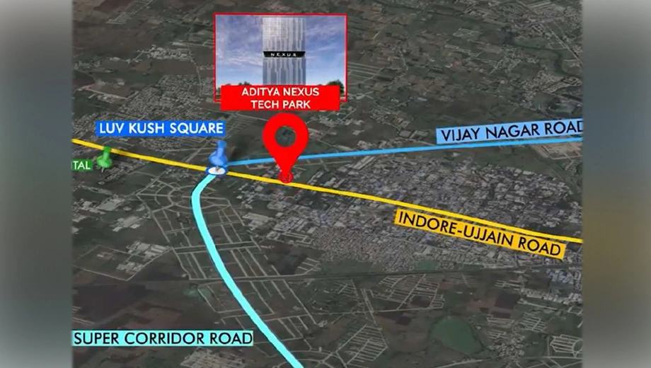 Location of Aditya Prakash Nexus Tech Park - Image 412132
