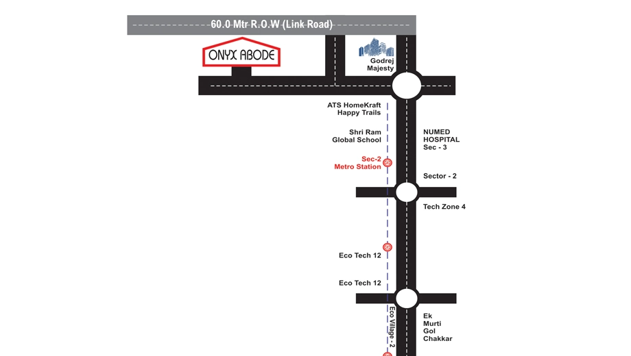 Location of Primagic Onyx Abode in Sector 10, Greater Noida - Image 411698