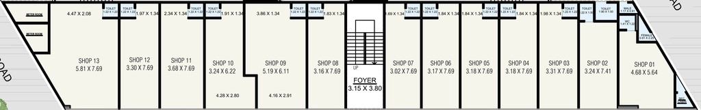 Floor Plan of Commercial Sai Green Ville in Nikol, Ahmedabad - Image 411704