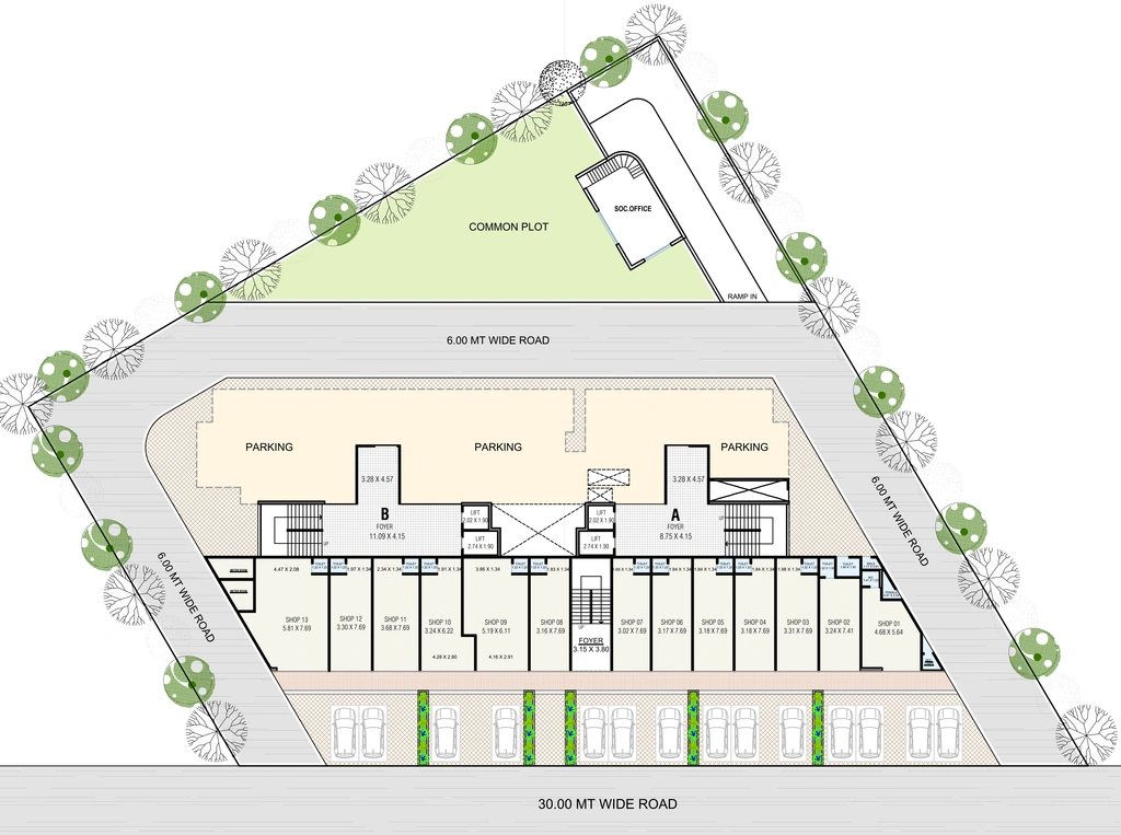 Master Plan of Commercial Sai Green Ville in Nikol, Ahmedabad - Image 411703