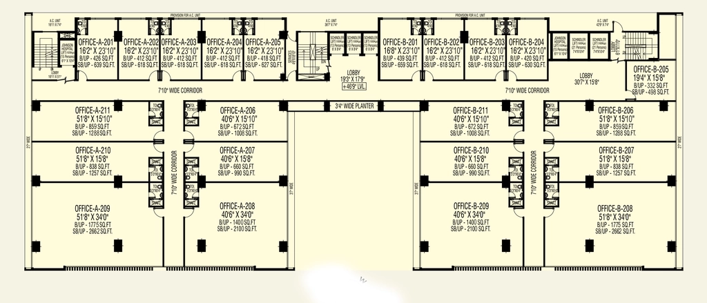 Floor Plan of Bhupesh Aditya Gatewa in Vijay Nagar, Indore - Image 412180