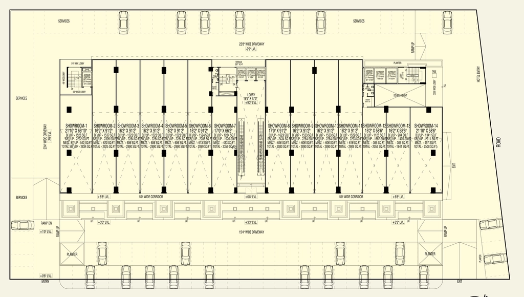 Floor Plan of Bhupesh Aditya Gatewa in Vijay Nagar, Indore - Image 412182