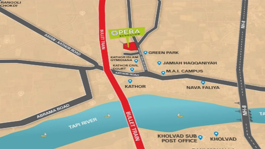 Location of Opera Bungalows - Image 411736