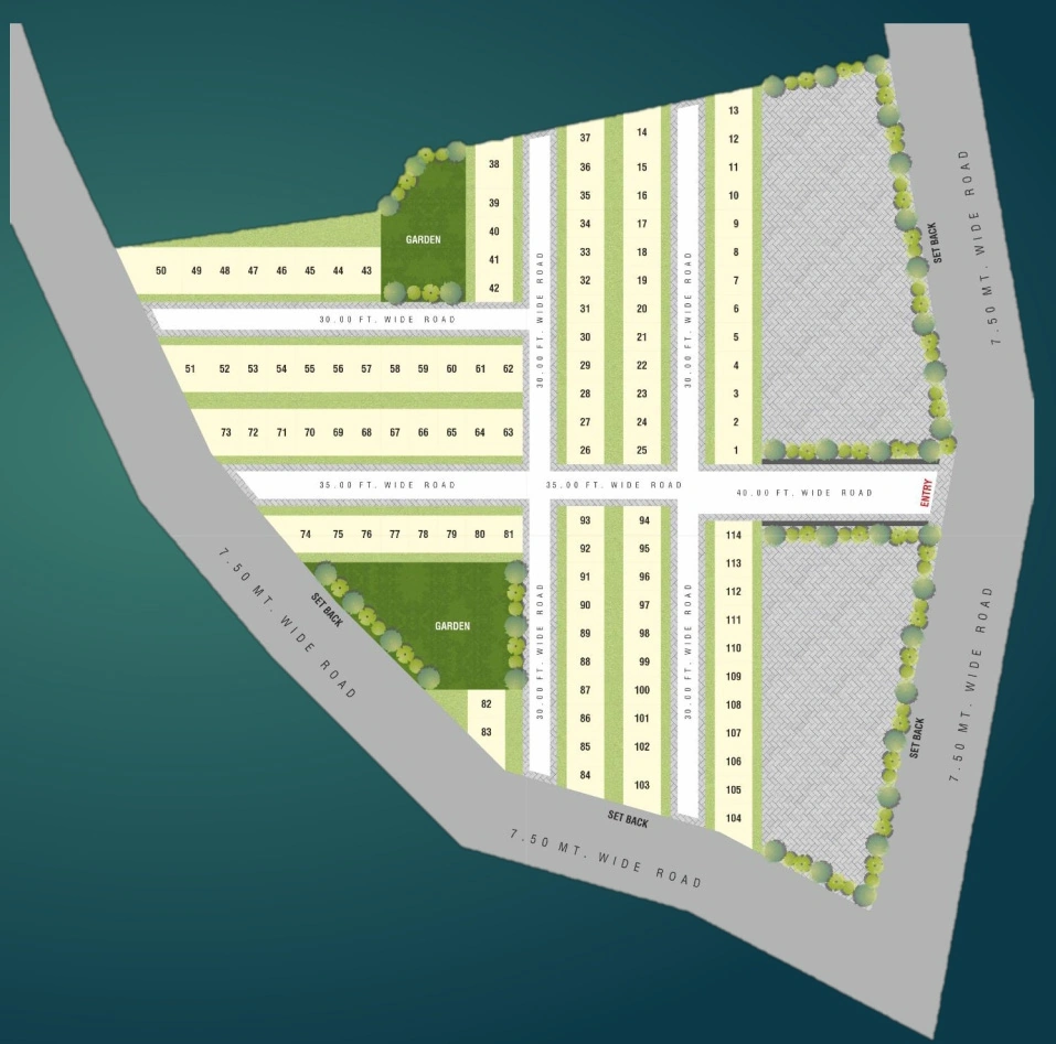 Master Plan of Opera Bungalows in Kamrej, Surat - Image 411737