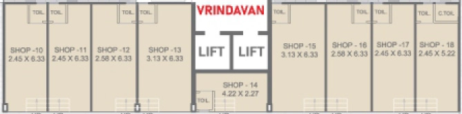 Floor Plan of Commercial Seksaria Shantiban Dreams in Dholera, Ahmedabad - Image 411767