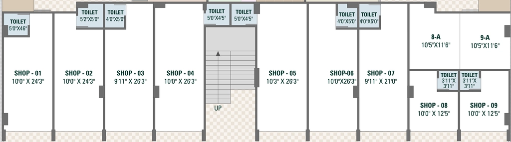 Floor Plan of Commercial Ptd Shivansh Ashray in Lambha, Ahmedabad - Image 411808