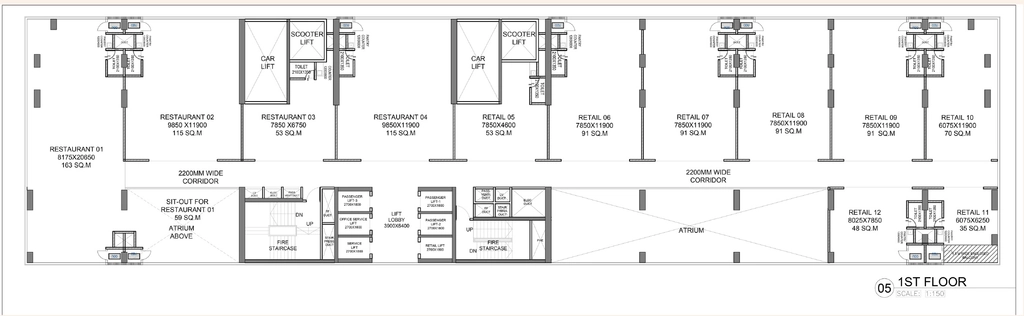 Floor Plan of Platinum Capital in Mundhwa, Pune - Image 411837