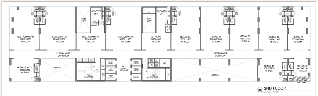 Floor Plan of Platinum Capital in Mundhwa, Pune - Image 411836