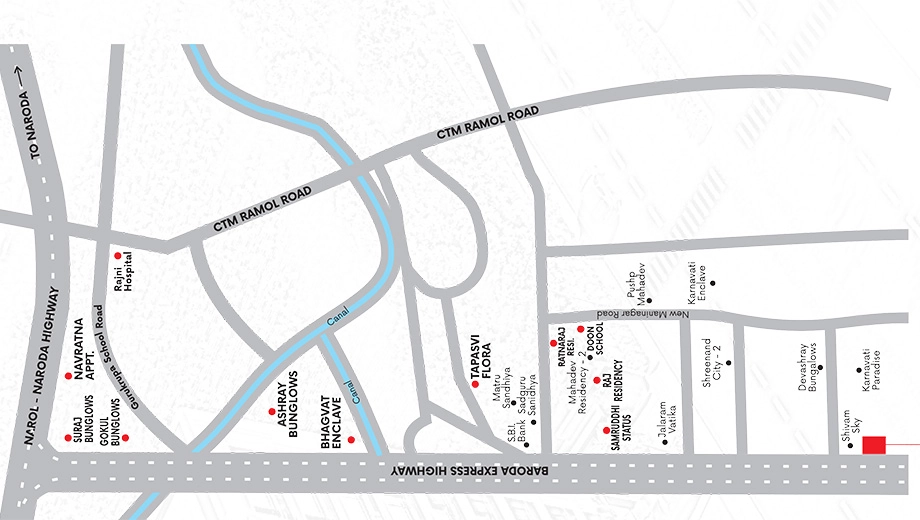 Location of Commercial Shivman Aura Parisar - Image 411840