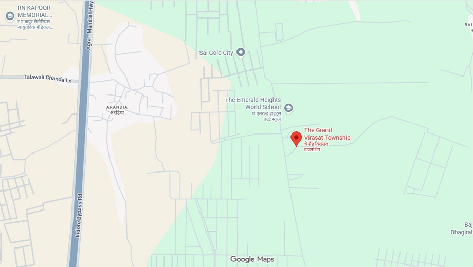 Location of Sarthak The Grand Virasat - Image 412209