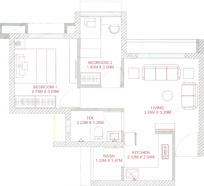 1.5 BHK Flat in Skyden Samanvay in Jagatpur, Ahmedabad - Image 921961