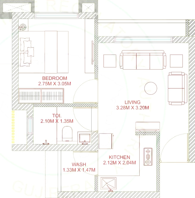 1 BHK Flat in Skyden Samanvay in Jagatpur, Ahmedabad - Image 921960
