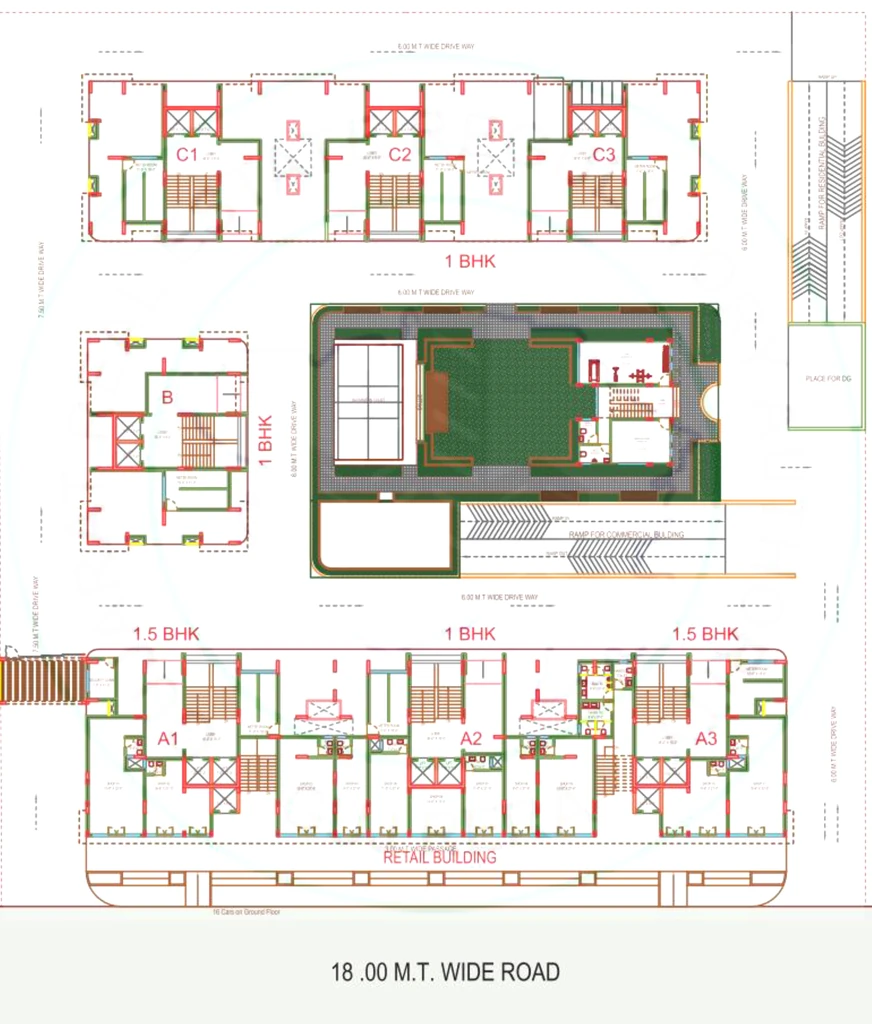 Master Plan of Skyden Samanvay in Jagatpur, Ahmedabad - Image 411846