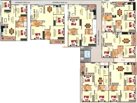 Floor Plan of Sai Sumukha Swiss Lights in JP Nagar, Bangalore - Image 411986